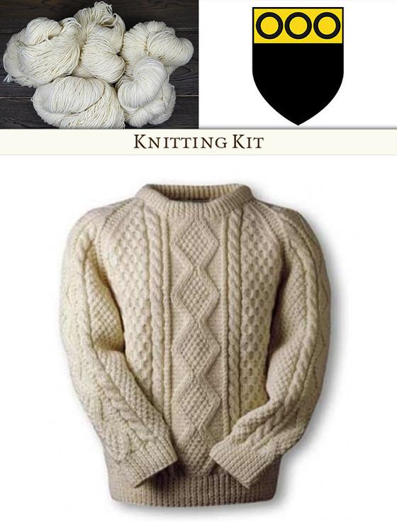 aran cashmere Hogan Knitting Kit