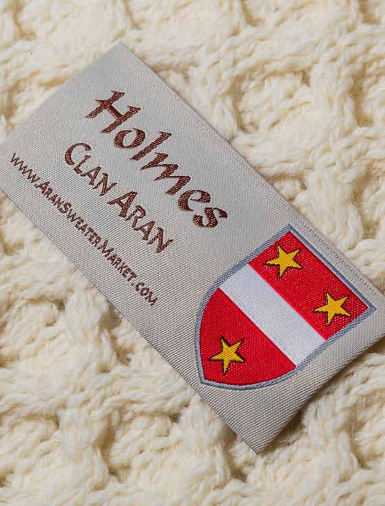 Aran Cashmere Holmes Clan Aran Throw