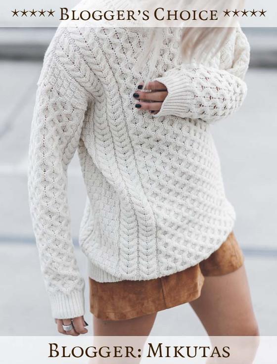 Aran Cashmere Honeycomb Turtleneck Aran Sweater‎