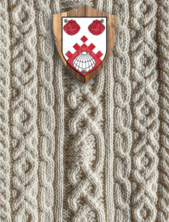 aran cashmere Hudson Clan Aran Throw
