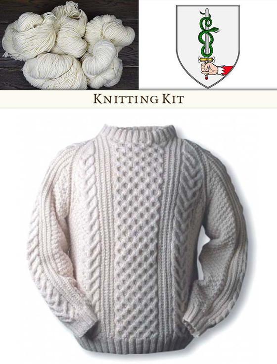 aran cashmere Hughes Knitting Kit