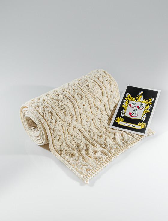 aran cashmere Hunter Clan Scarf