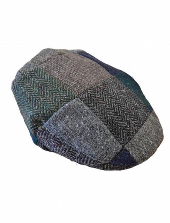 Aran Cashmere Irish Classic Patchwork Flat Cap