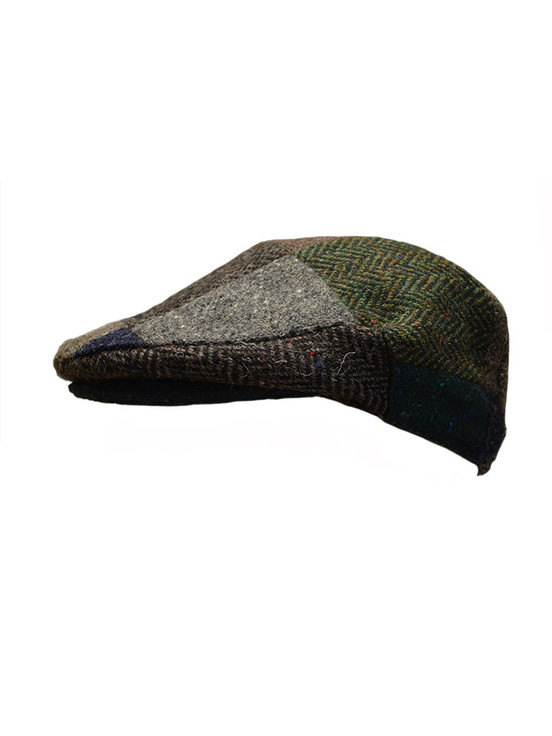 Aran Cashmere Irish Classic Patchwork Flat Cap