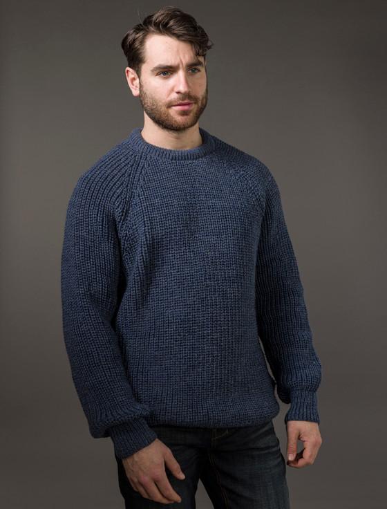 Aran Cashmere Irish Fishermans Ribb‎ed Sw‎eater‎‎‎‎‎