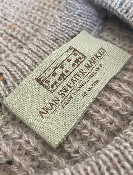 Aran Cashmere Irish Fishermans Ribbed Sweater‎‎‎‎‎