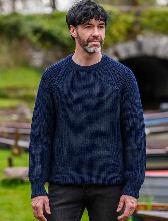 aran cashmere Irish Fishermans Ribbed Sweater‎‎‎‎‎