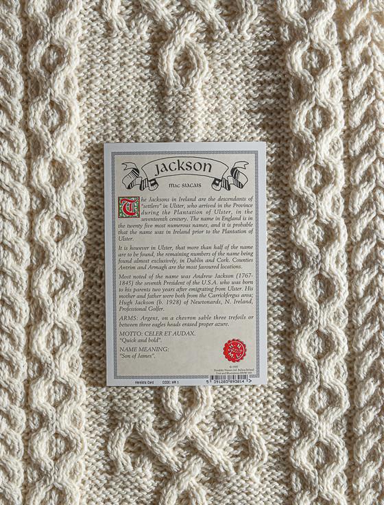 Aran Cashmere Jackson Clan Aran Throw