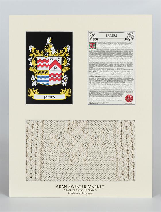 Aran Cashmere James Clan Aran & History Display