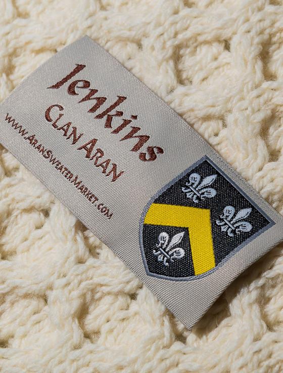Aran Cashmere Jenkins Clan Aran Poncho