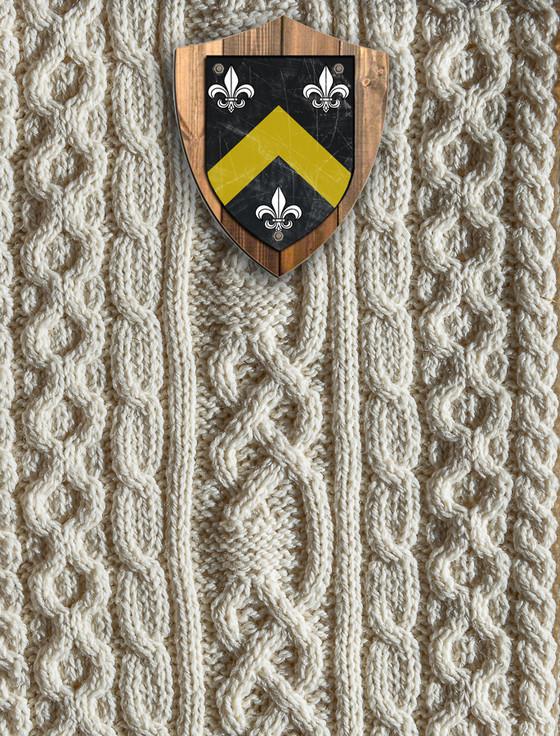 aran cashmere Jenkins Clan Aran Throw