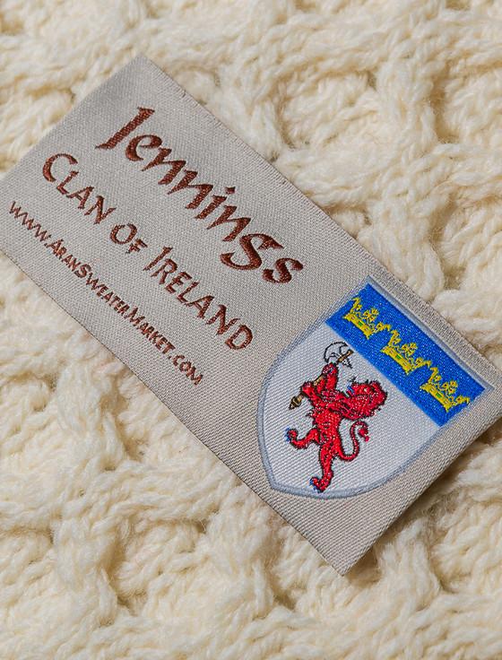 Aran Cashmere Jennings Clan Aran Poncho
