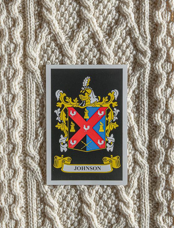 Aran Cashmere Johnson Clan Aran Throw