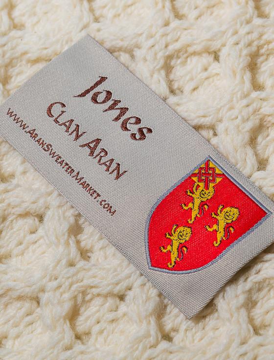 Aran Cashmere Jones Clan Aran Throw