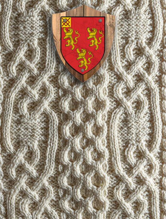aran cashmere Jones Clan Aran Throw
