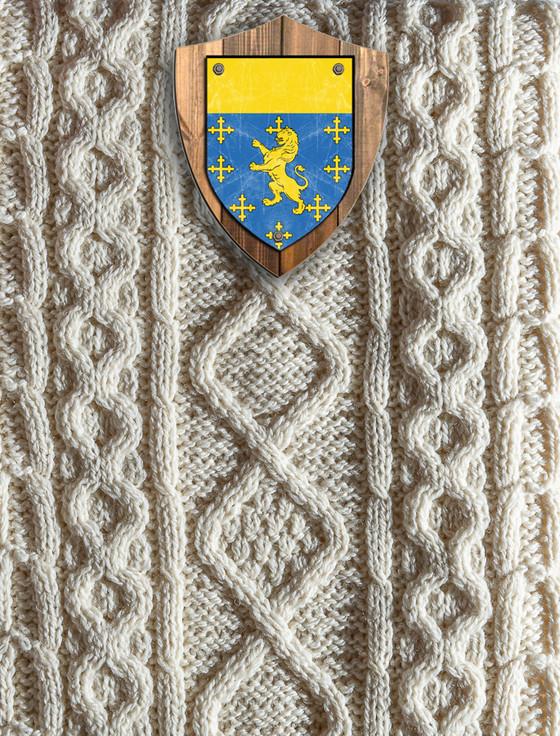 aran cashmere Jordan Clan Aran Throw