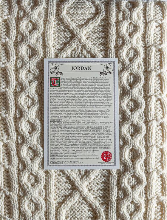 Aran Cashmere Jordan Clan Scarf
