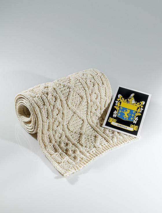 aran cashmere Jordan Clan Scarf
