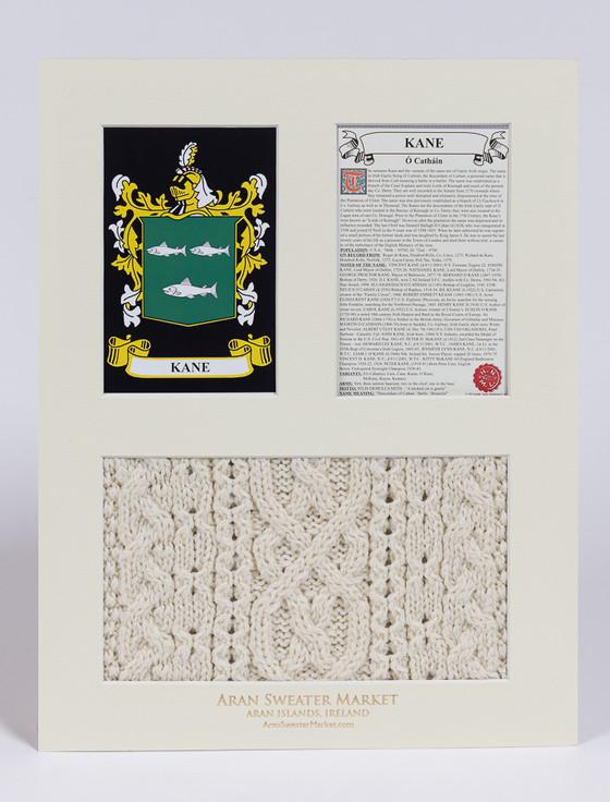Aran Cashmere Kane Clan Aran & History Display