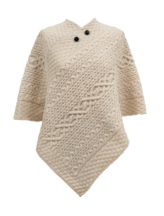 aran cashmere Kane Clan Aran Poncho