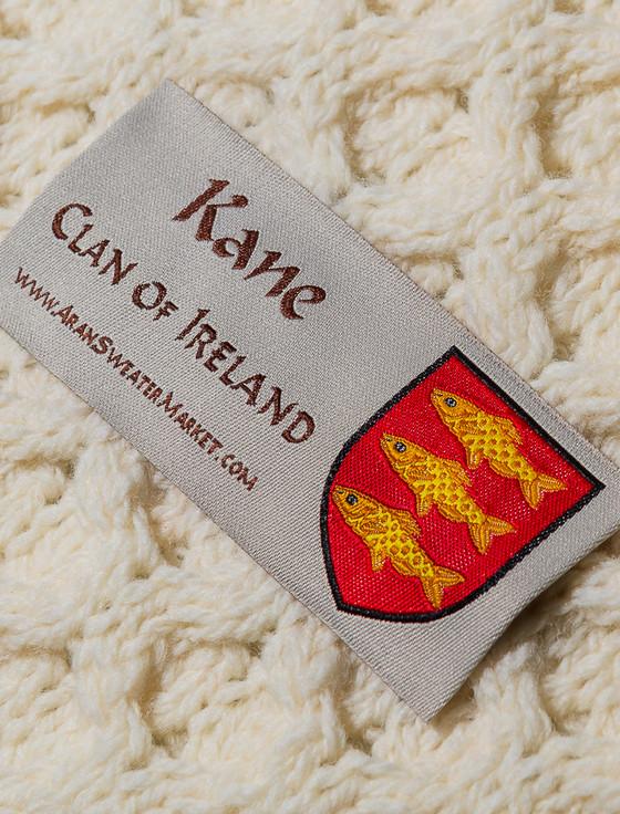 Aran Cashmere Kane Clan Aran Throw