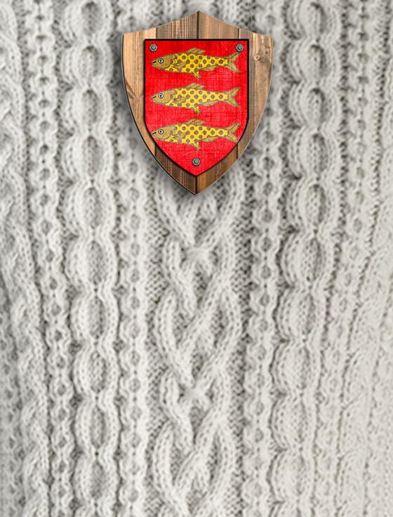 Aran Cashmere Kane Clan Aran Throw