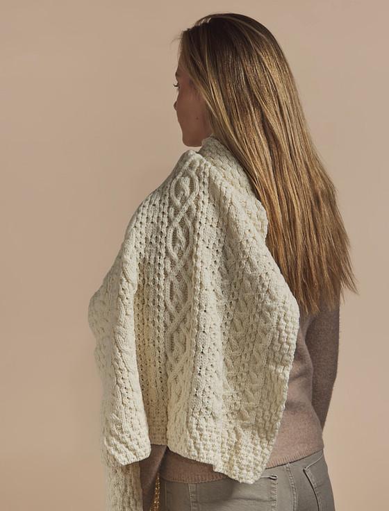 Aran Cashmere Kane Clan Aran Wrap