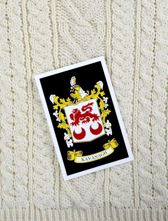 Aran Cashmere Kavanagh Clan Aran Bed Runner