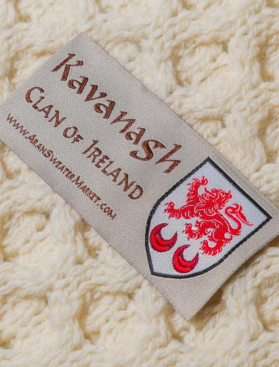 Aran Cashmere Kavanagh Clan Aran Bed Runner