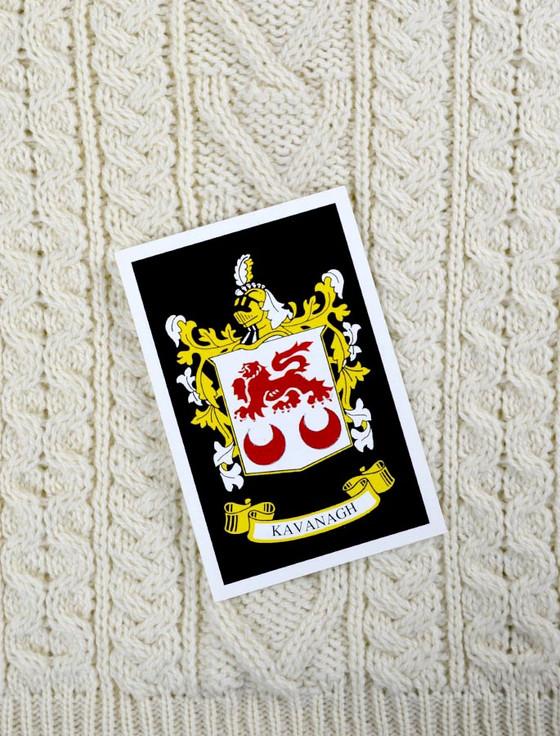 Aran Cashmere Kavanagh Clan Aran Throw