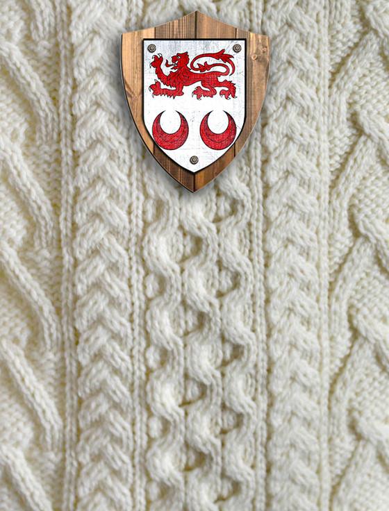 Aran Cashmere Kavanagh Clan Aran Throw