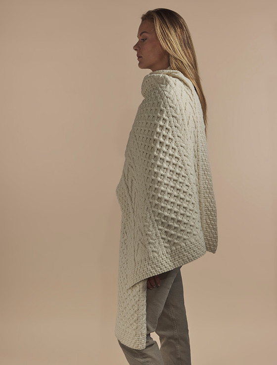 Aran Cashmere Kavanagh Clan Aran Wrap