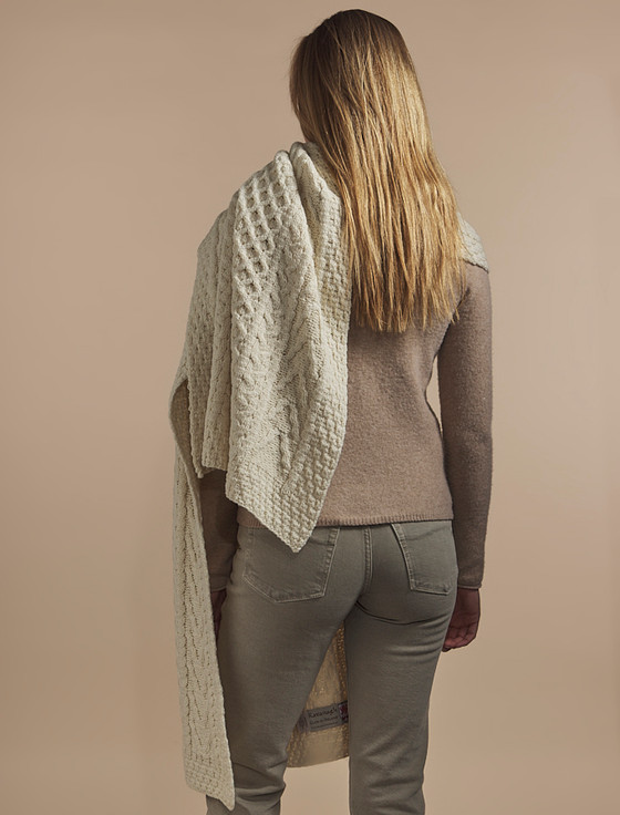 Aran Cashmere Kavanagh Clan Aran Wrap