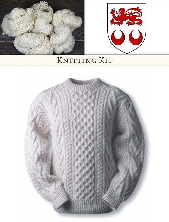 aran cashmere Kavanagh Knitting Kit