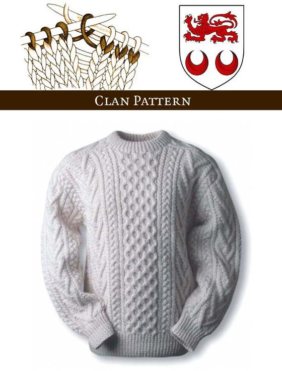 aran cashmere Kavanagh Knitting Pattern