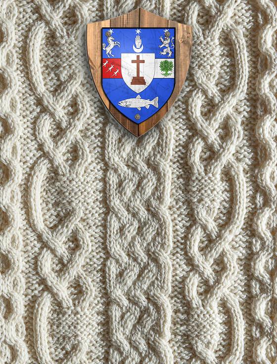 aran cashmere Keane Clan Aran Throw