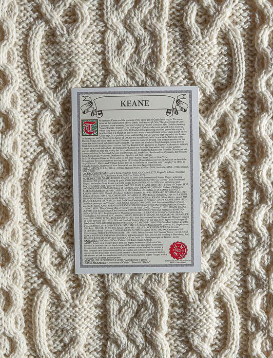 Aran Cashmere Keane Clan Scarf