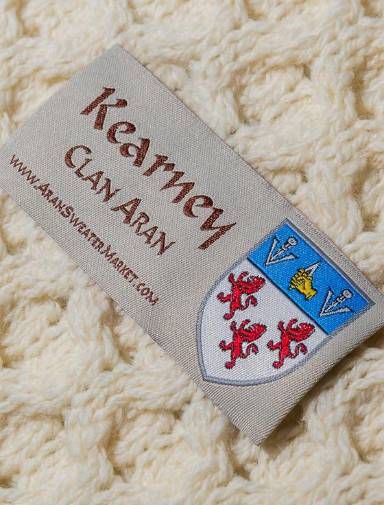 Aran Cashmere Kearney Clan Aran Poncho