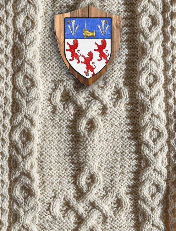 aran cashmere Kearney Clan Aran Throw