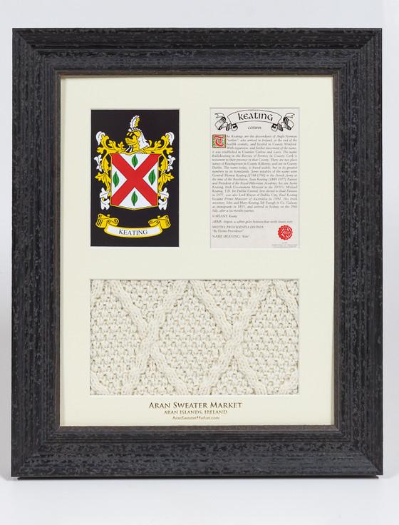 aran cashmere Keating Clan Aran & History Display
