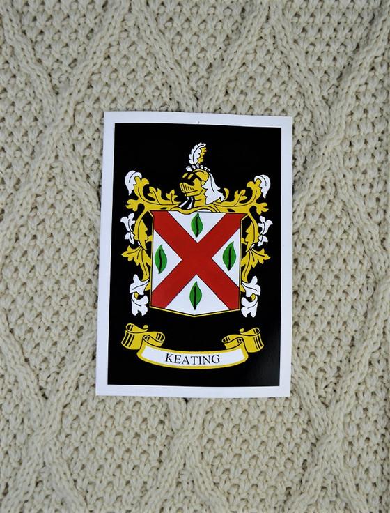 Aran Cashmere Keating Clan Aran Throw