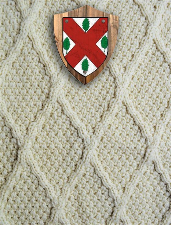 aran cashmere Keating Clan Aran Throw