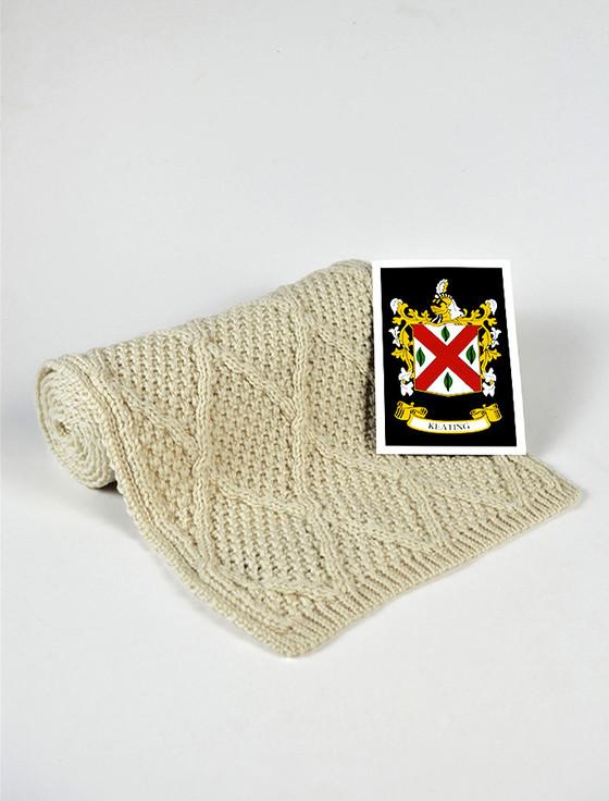 aran cashmere Keating Clan Scarf