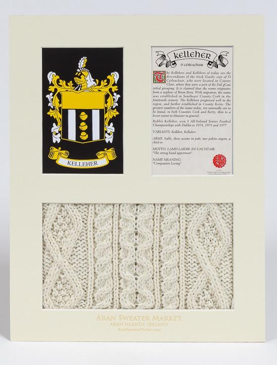 Aran Cashmere Kelleher Clan Aran & History Display