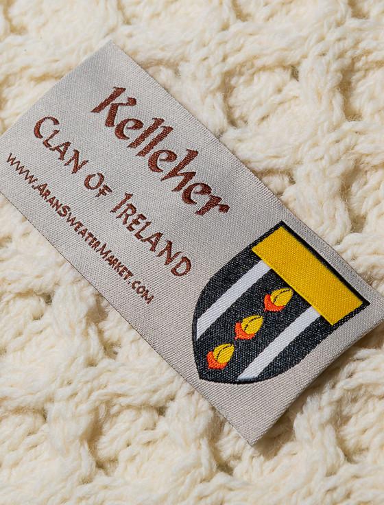 Aran Cashmere Kelleher Clan Aran Poncho