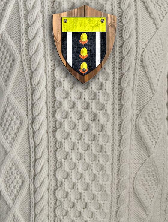 Aran Cashmere Kelleher Clan Aran Throw