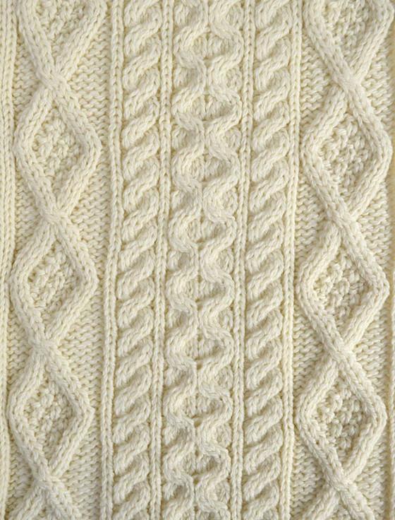 Aran Cashmere Kelleher Clan Scarf