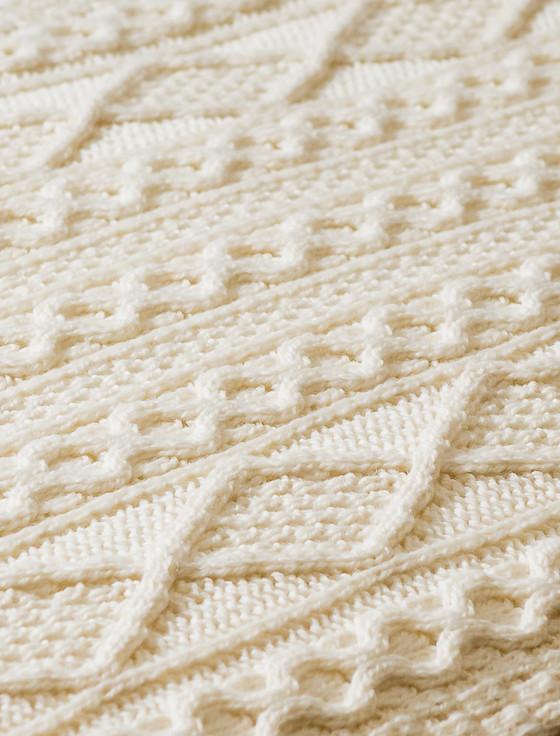 Aran Cashmere Kelly Clan Aran Bed Runner