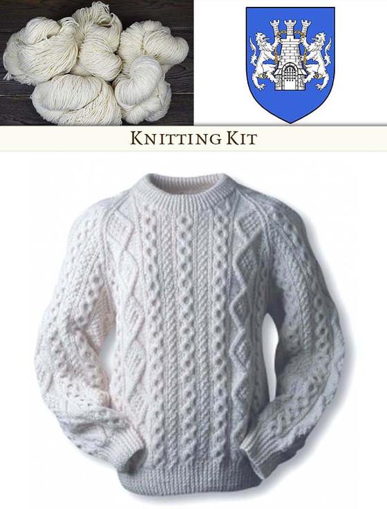 aran cashmere Kelly Knitting Kit