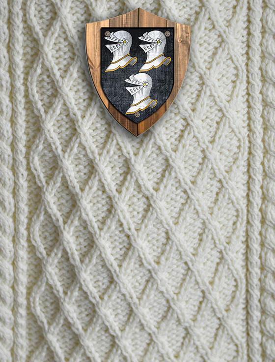 Aran Cashmere Kennedy Clan Aran Throw